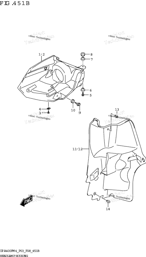 Headlamp Housing (P03)