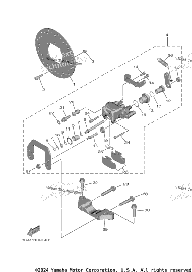 Rear Brake Caliper 2
