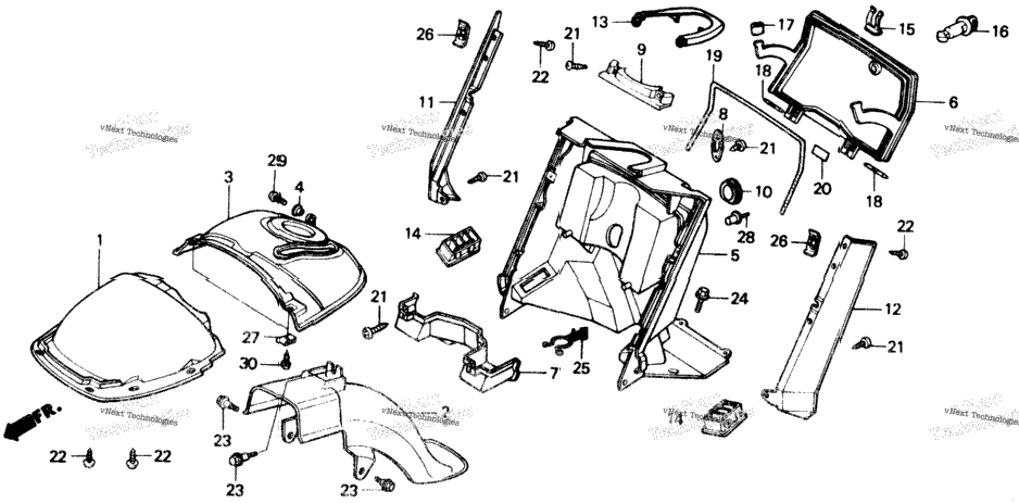 Front Fender 85-86