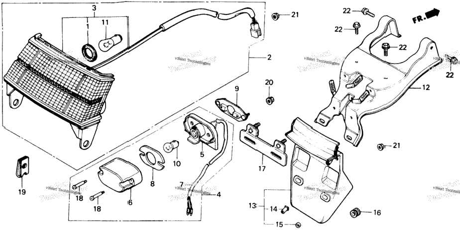Taillight 85-86