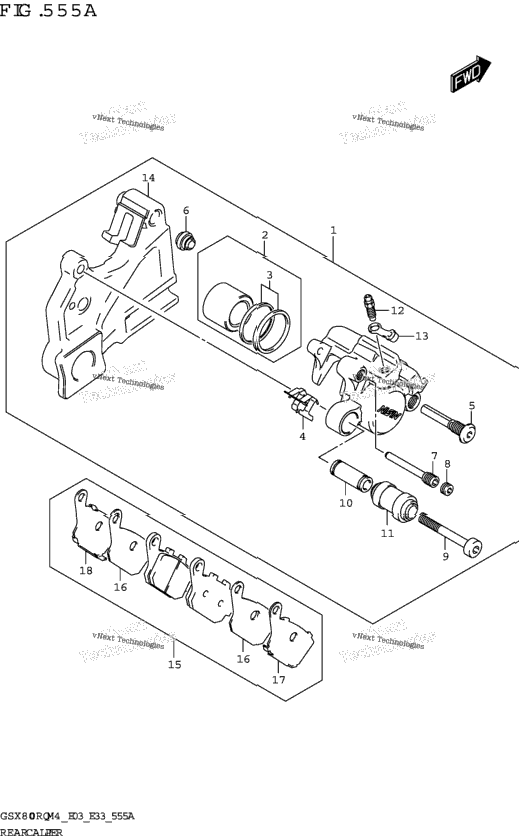 Rear Caliper