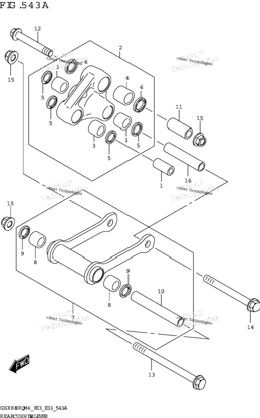 Rear Cushion Lever