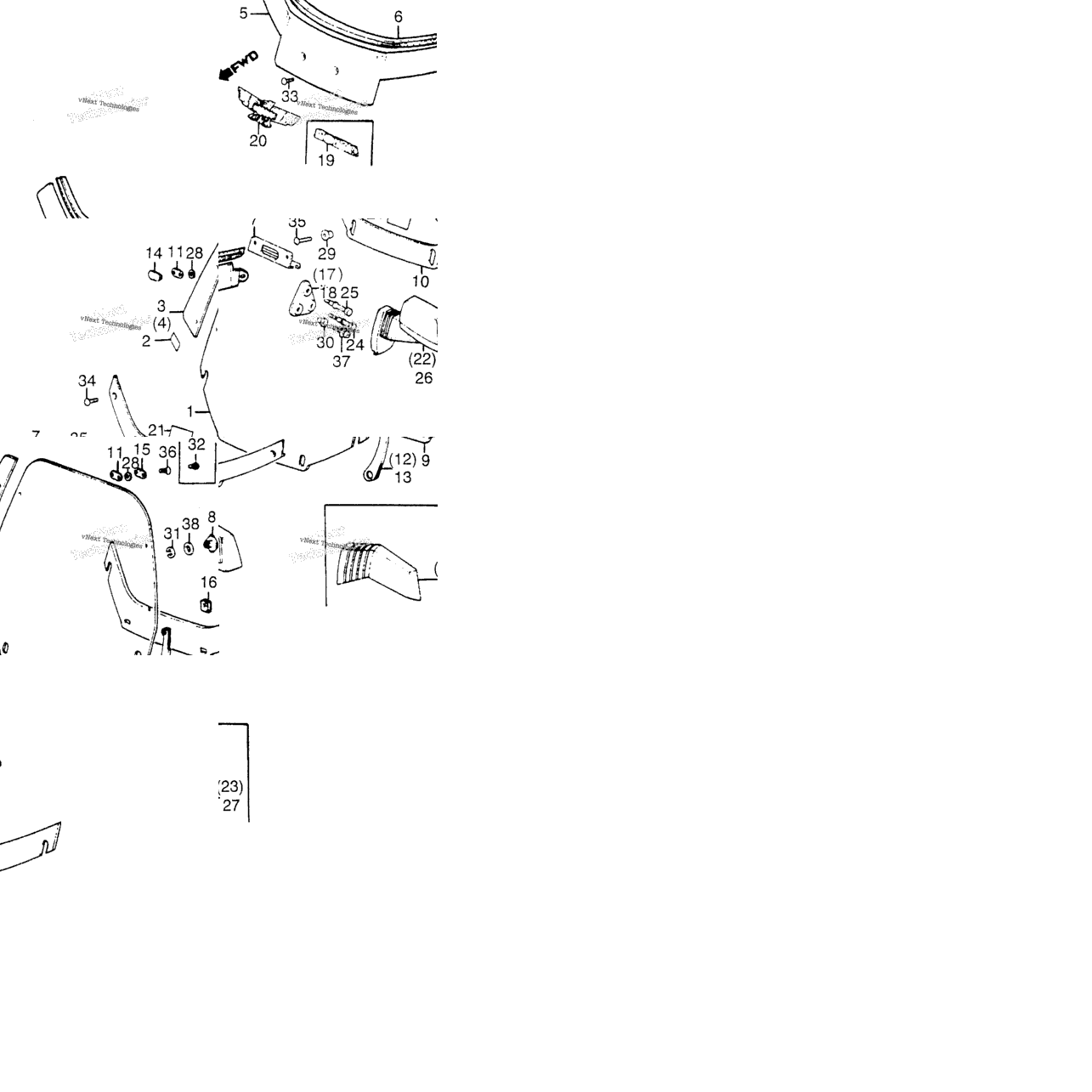 120I/A/Lwindscreen 84-85