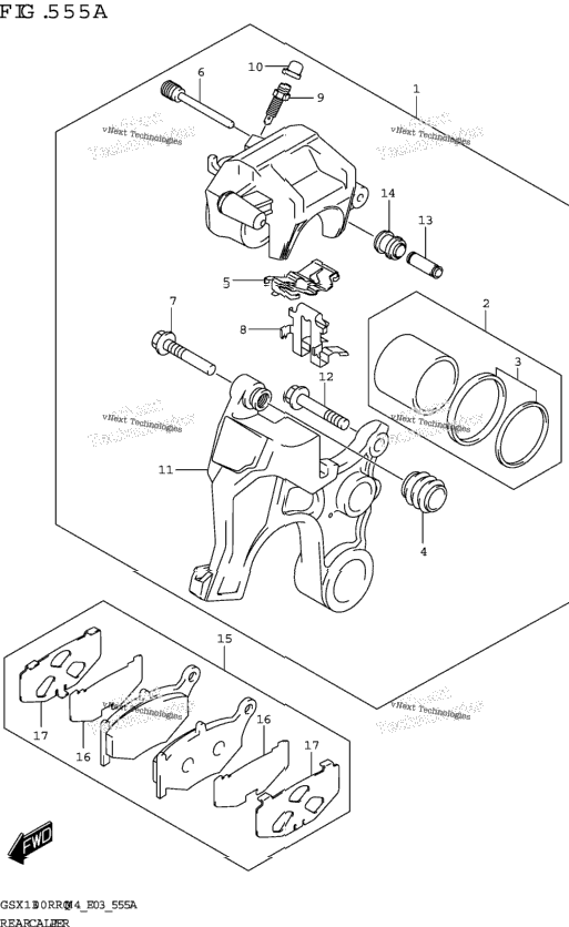 Rear Caliper