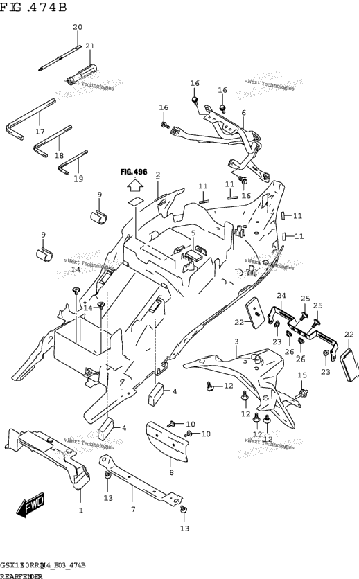 Rear Fender (E03)
