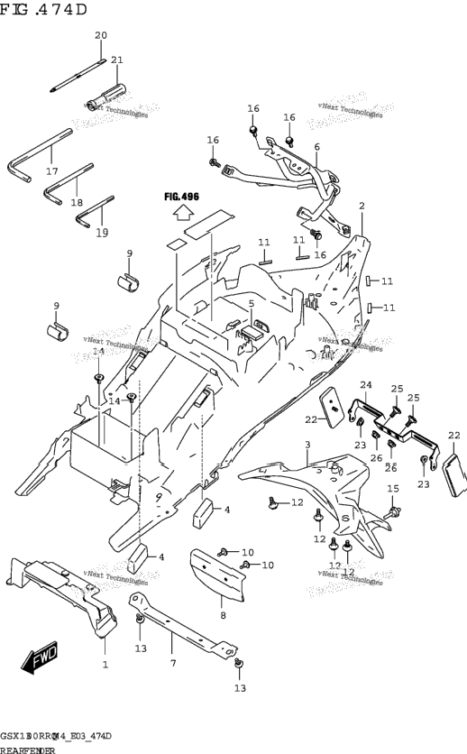Rear Fender (E33)