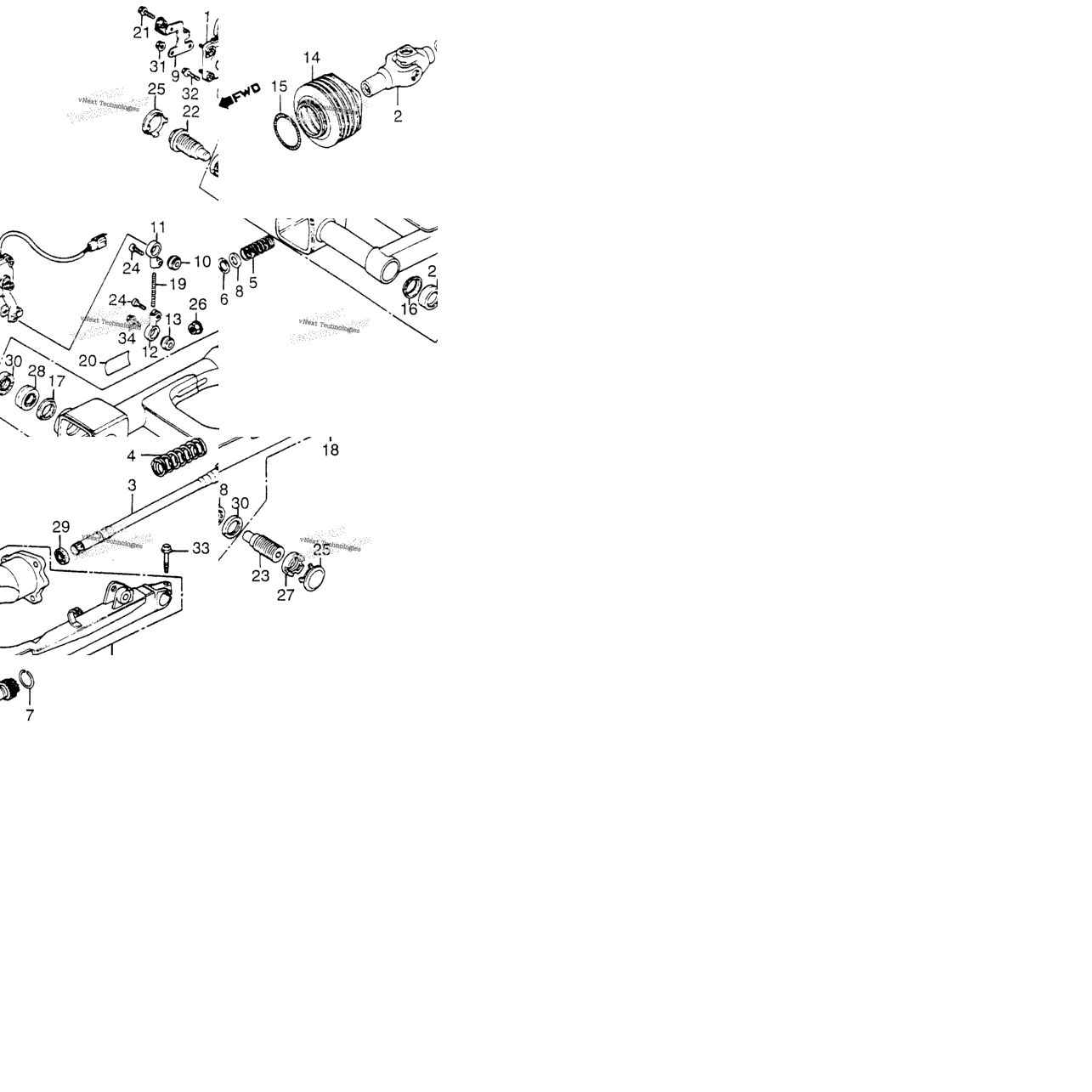Swingarm + Driveshaft
