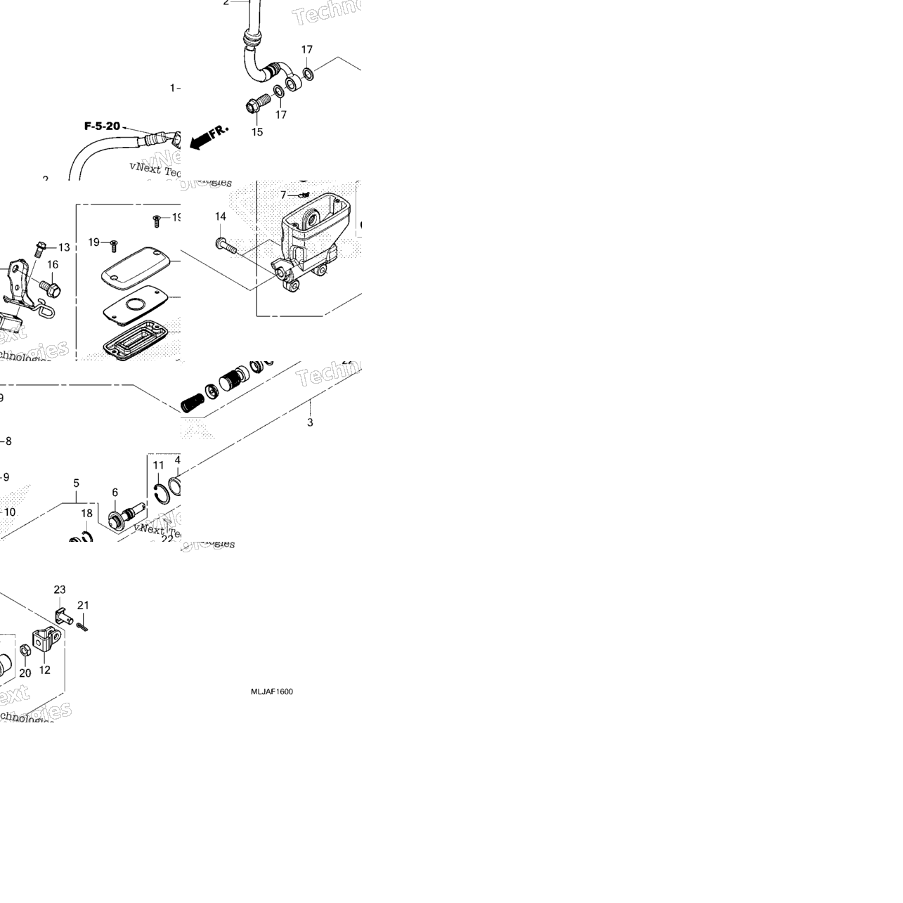 Rear Brake Master Cylinder