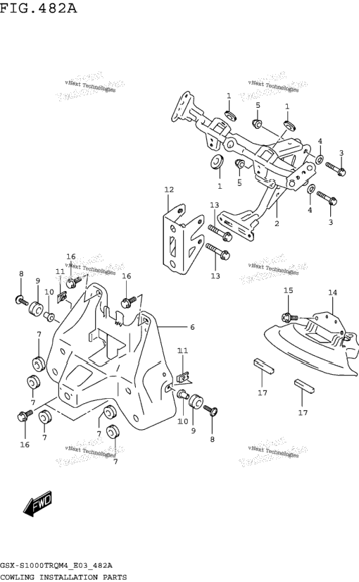 Cowling Installation Parts