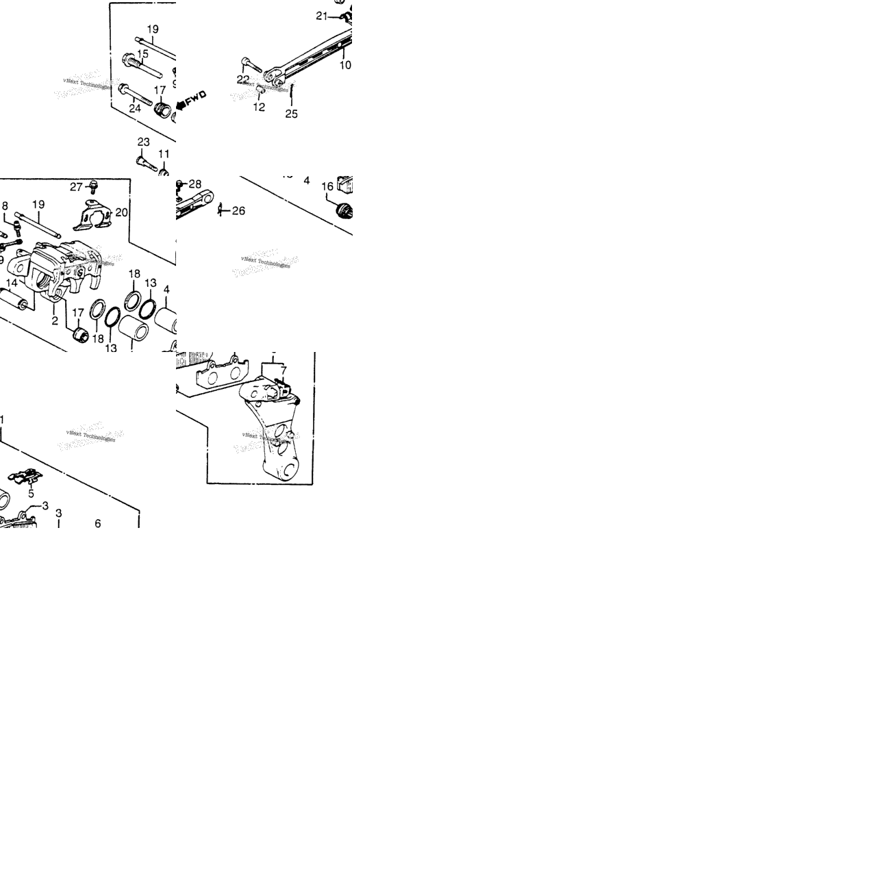 Rear Brake Caliper