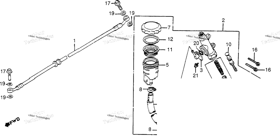 Rear Brake Master Cyl