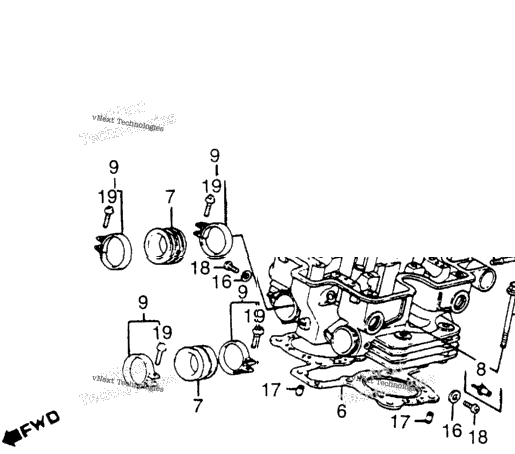 Rear Cylinder Head