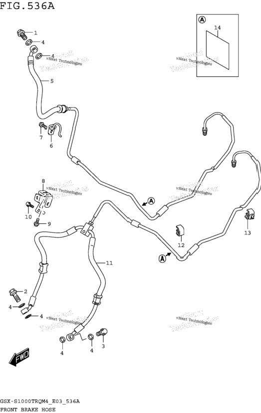 Front Brake Hose