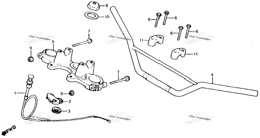Handlebar + Top Bridge 80-84