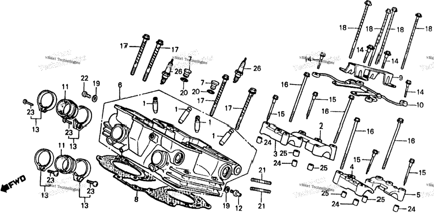 Rear Cylinder Head I