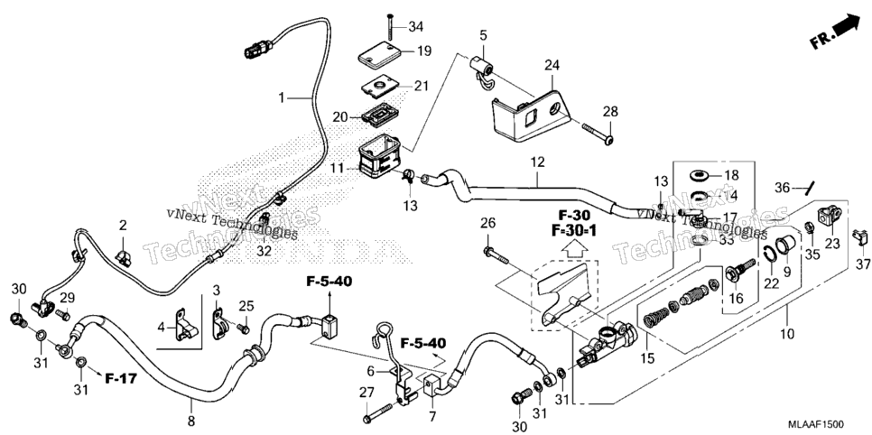 Rear Brake Master Cylinder