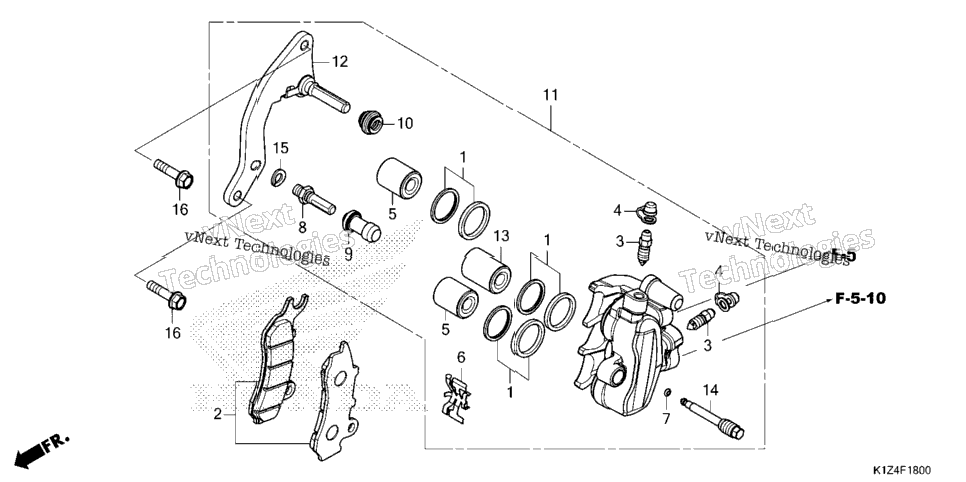 Front Brake Caliper (1)
