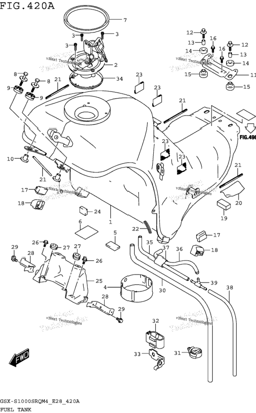 Fuel Tank (Gsx-S1000srqm4 E28)