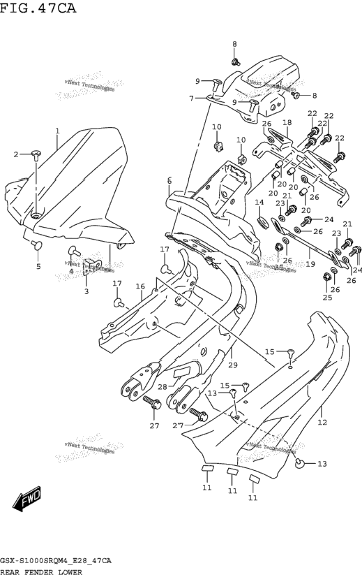 Rear Fender Lower