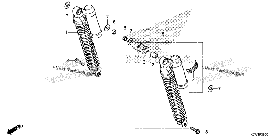 Rear Shock Absorber