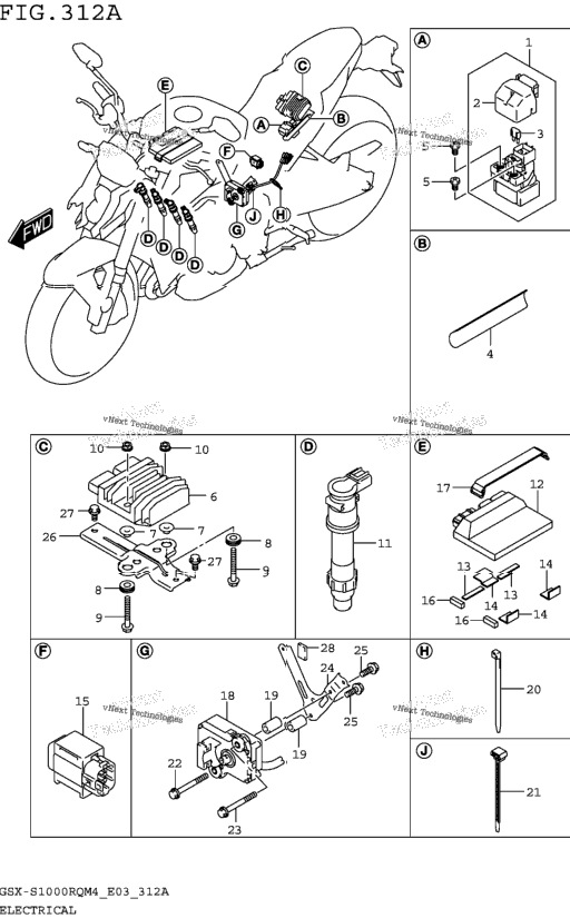 Electrical (Gsx-S1000rqm4 E03)