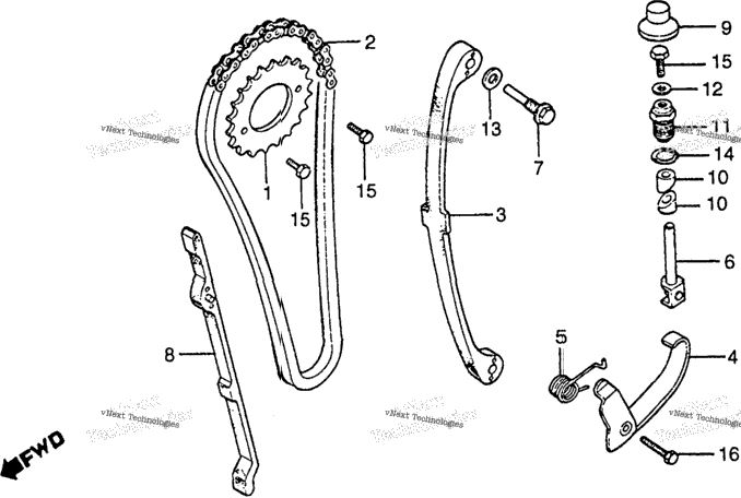 Cam Chain + Tensioner