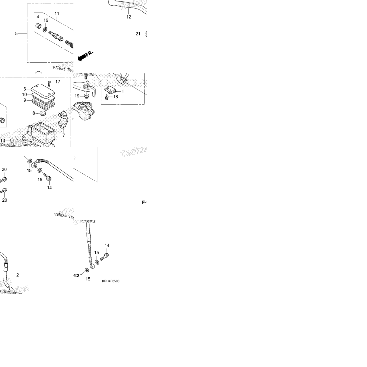 Front Brake Master Cylinder