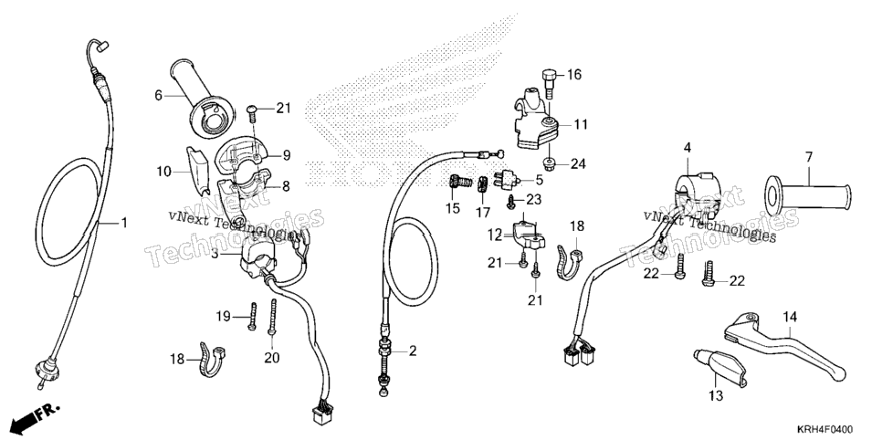 Handle Lever@Switch@Cable