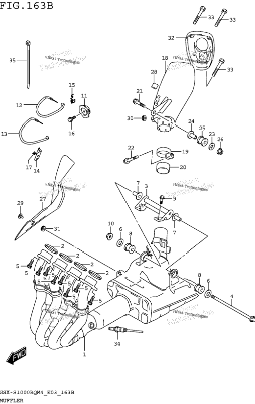 Muffler (Gsx-S1000rqm4 E28)