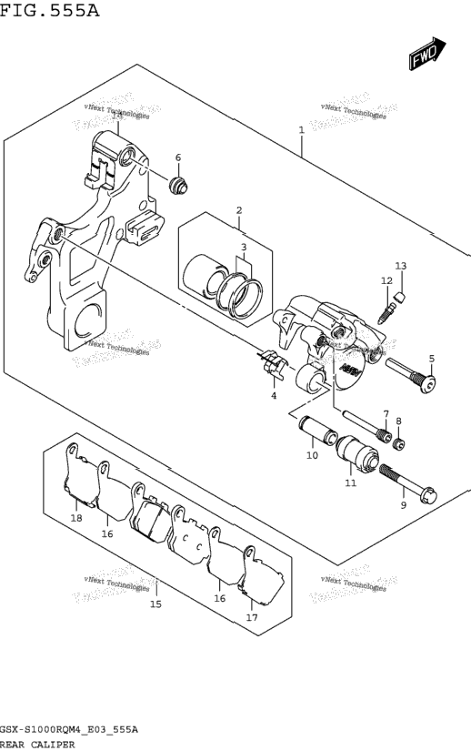 Rear Caliper
