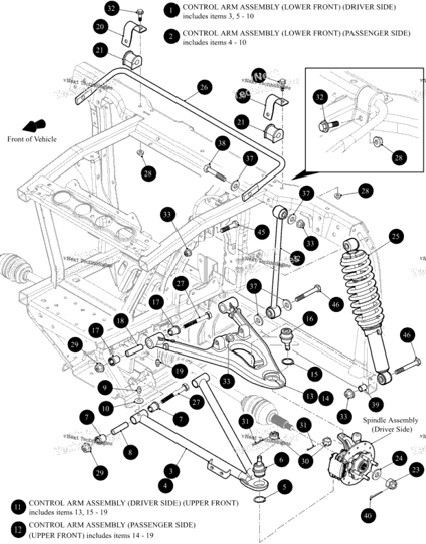 Front Control Arm Assembly