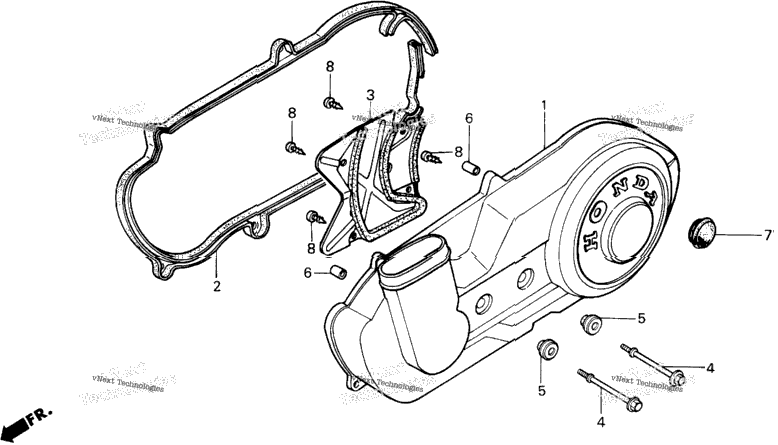 Left Crankcase Cover
