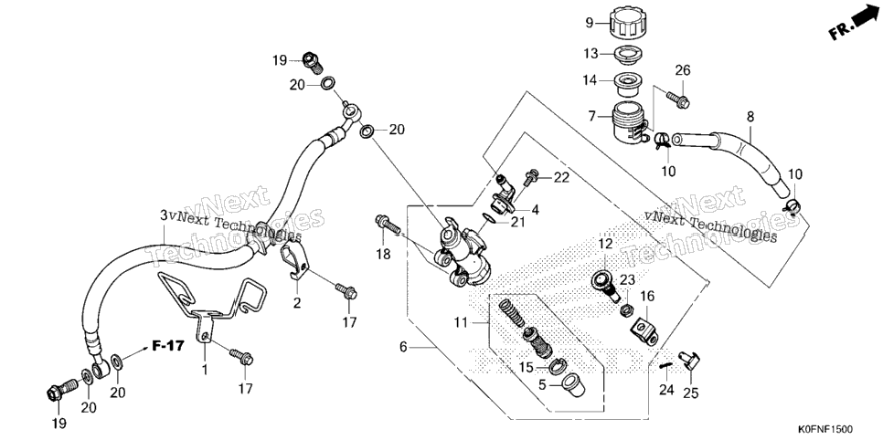 Rear Brake Master Cylinder