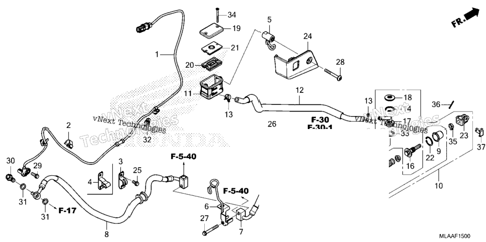 Rear Brake Master Cylinder