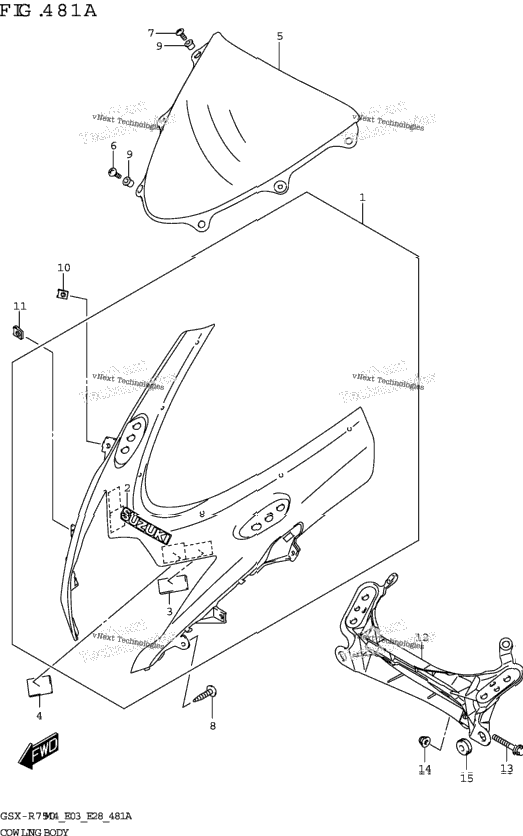 Cowling Body (Gsx-R750)