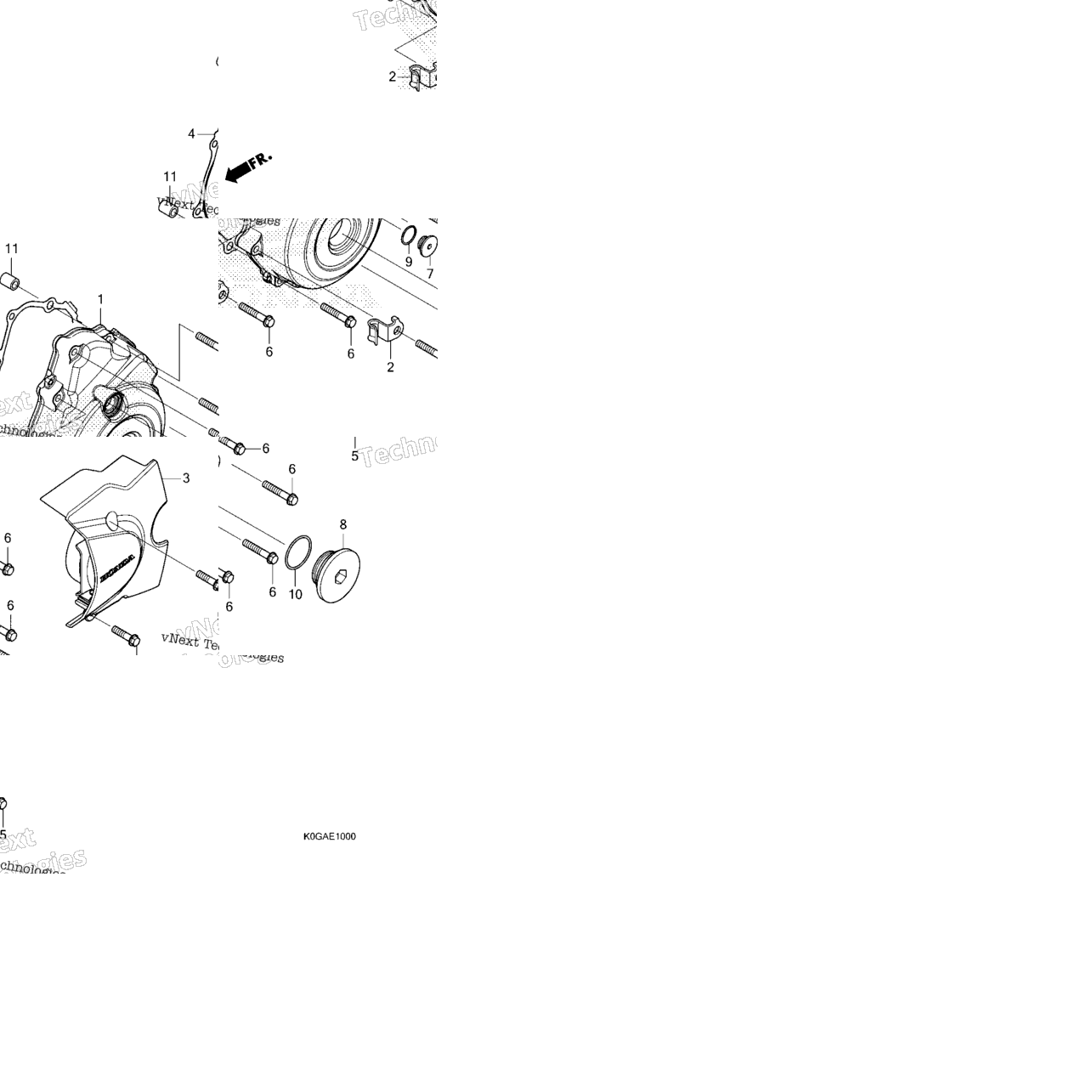 Left Crankcase Cover