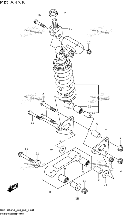 Rear Cushion Lever