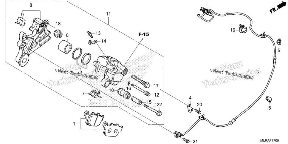 Rear Brake Caliper