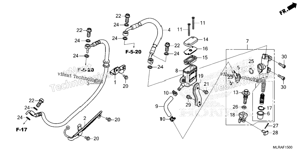 Rear Brake Master Cylinder