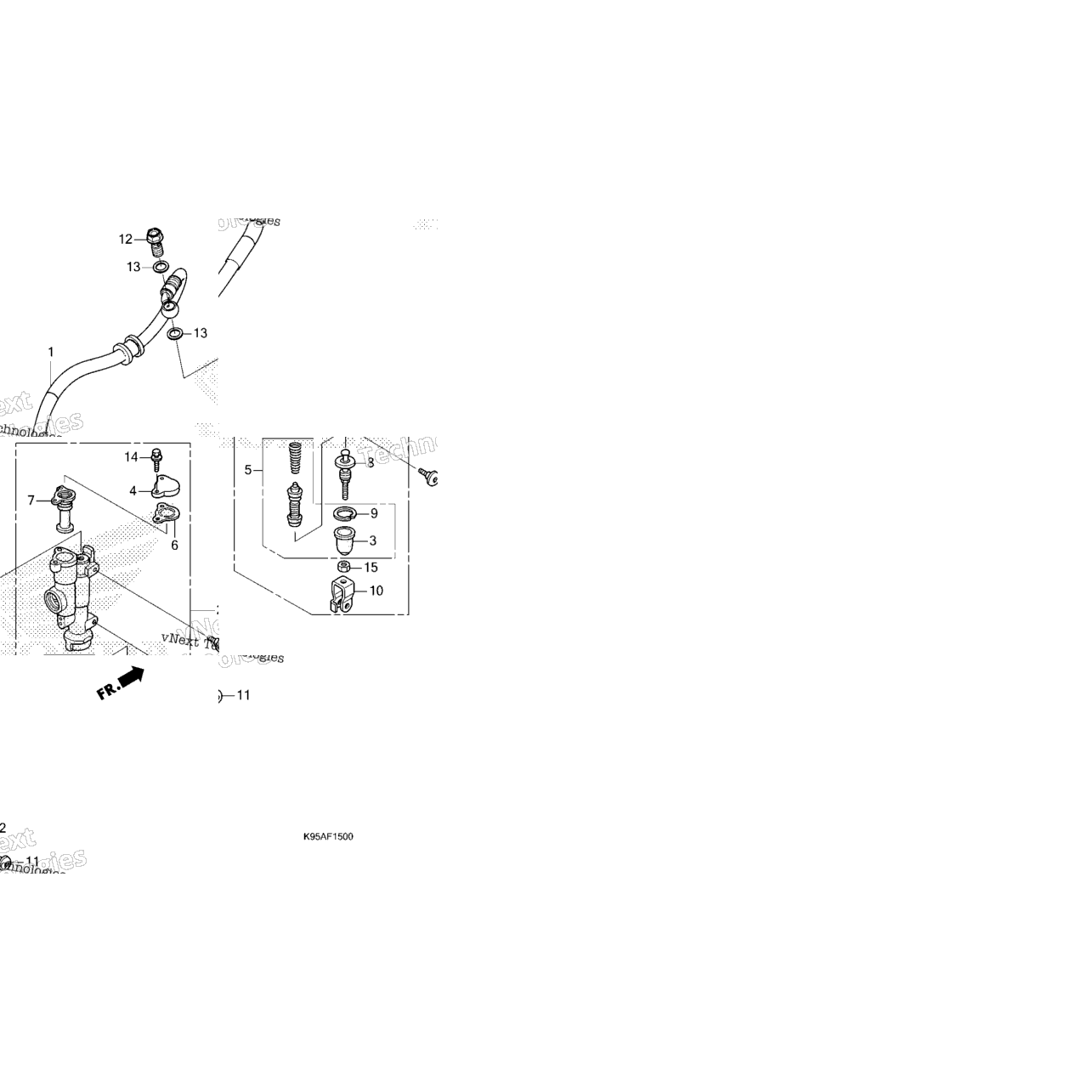 Rear Brake Master Cylinder