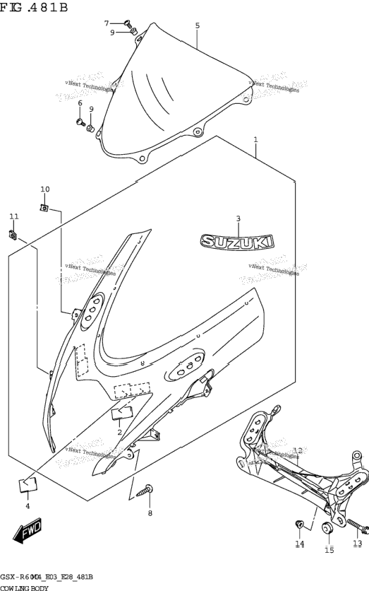 Cowling Body (Gsx-R600z)