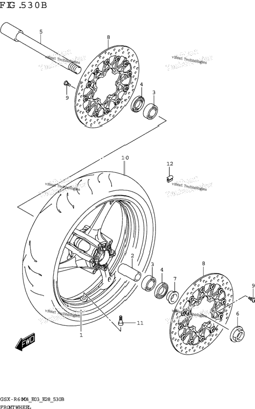 Front Wheel (Gsx-R600)