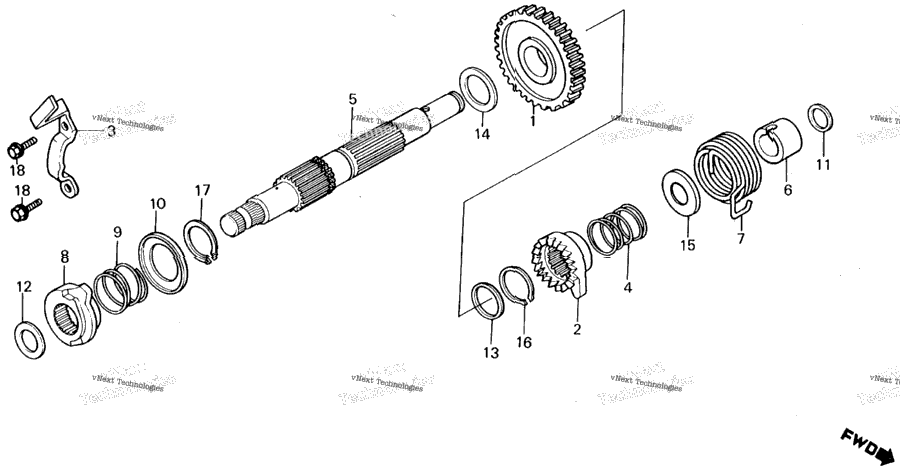 Kick Starter Spindle