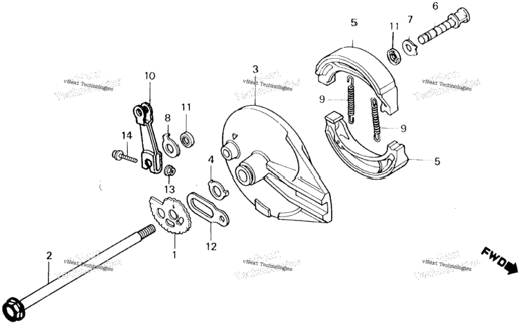 Rear Brake Panel