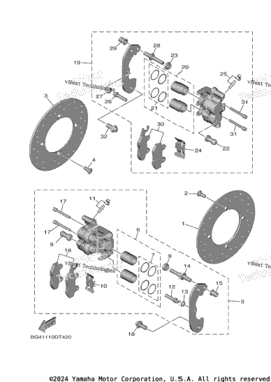 Rear Brake Caliper