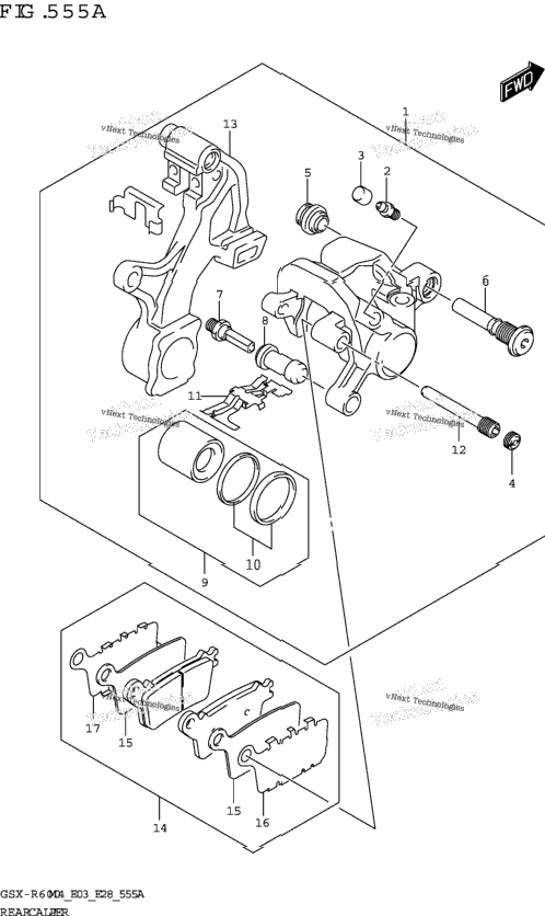 Rear Caliper