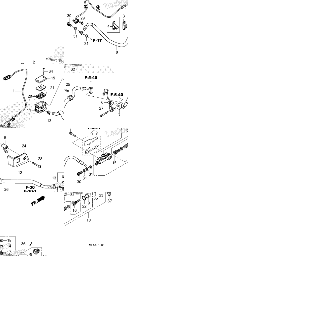 Rear Brake Master Cylinder