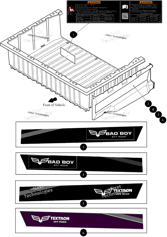Bed Capacity Label