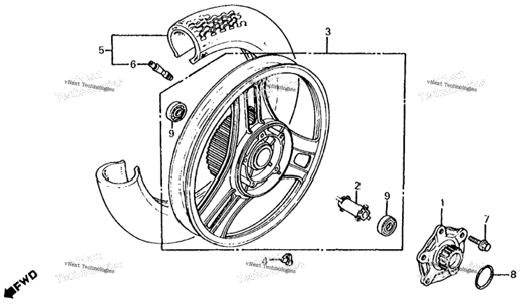 Rear Wheel