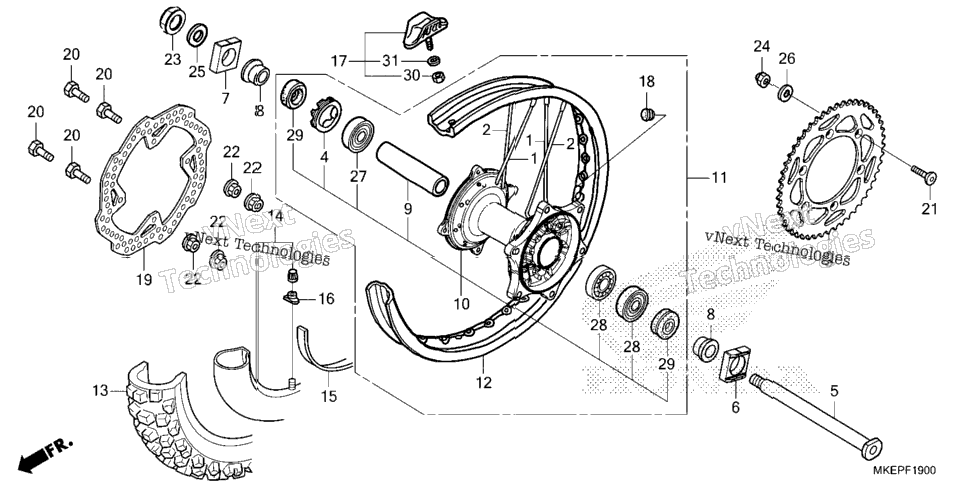 Rear Wheel
